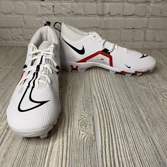 Nike Alpha Menace 3 Shark Football Cleats Men’s 12 White CV0582-103 New